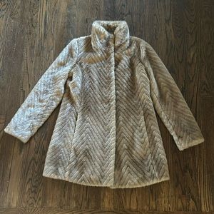 Ellen Tracy Faux Fur Coat